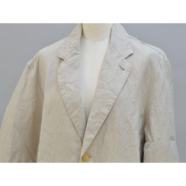 ア ボンタージ A VONTADE リネン チェスターコート ONEサイズ ベージュ  