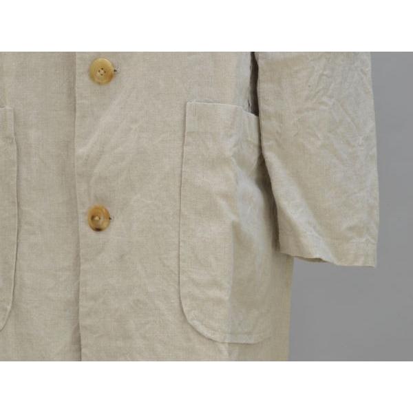 ア ボンタージ A VONTADE リネン チェスターコート ONEサイズ ベージュ  
