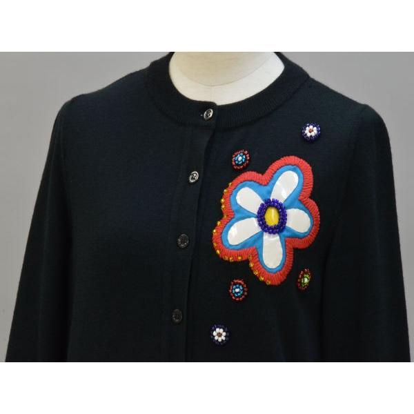モスキーノクチュール MOSCHINO COUTURE ! フラワービーズ ニット 