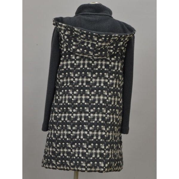 Rene ルネ TISSUE 刺繍 中綿 ニットコート フラワーエンブロイダリー  