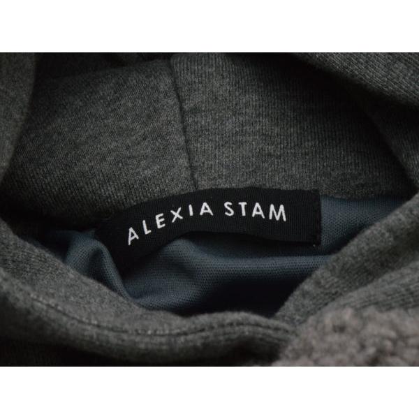 アリシアスタン ALEXIA STAM フリースパーカー フーディー Fサイズ