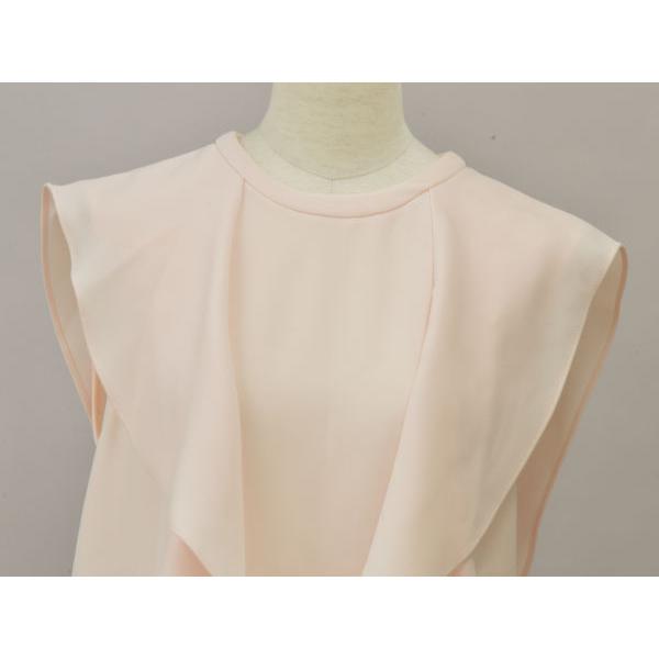 極美品 FOXEY NEW YORK フリルチュニック シャツ ピンク 38 フォクシーニューヨーク Park Avenue Dress 41693 ワンピース 38