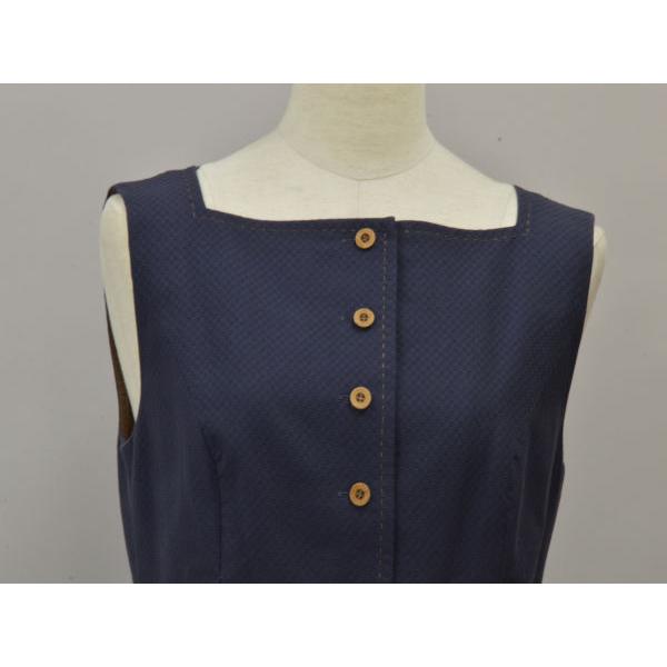 FOXEY フォクシー ノースリーブワンピースドレス 裏地裾レース  