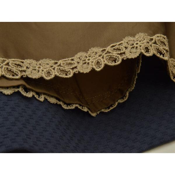 FOXEY フォクシー ノースリーブワンピースドレス 裏地裾レース  