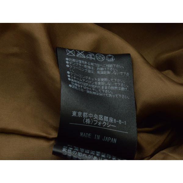 FOXEY フォクシー ノースリーブワンピースドレス 裏地裾レース  