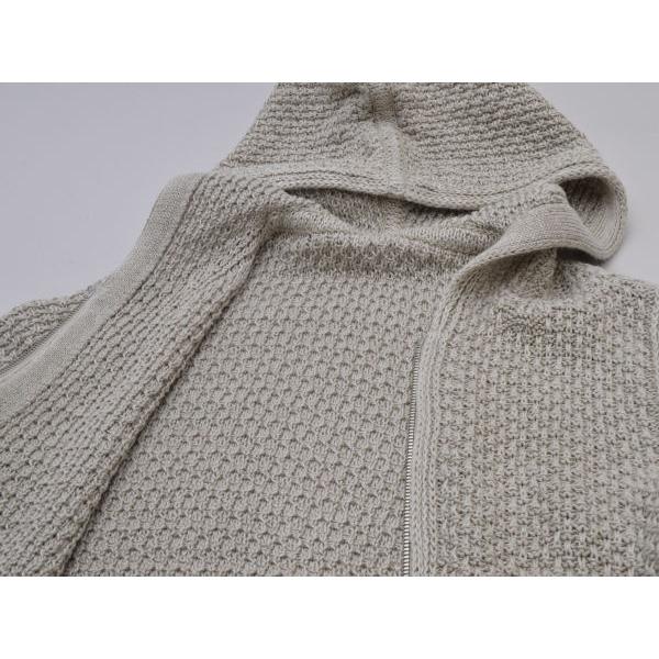 FOXEY フォクシー パーカーリネンリュクス ニット ジップ 38 FOXEY フォクシー パーカーリネンリュクス ニット ジップ 38