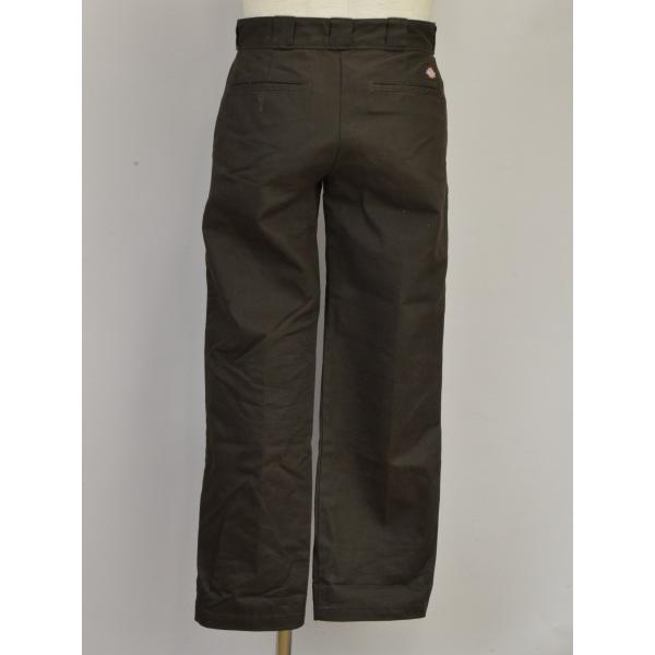 90s USA製 ディッキーズ ワークパンツ 32×30 ブラウン 90s Dickies ディッキーズ ダブルニーワークパンツ 茶系 W40L32