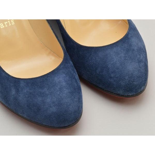 クリスチャンルブタン Christian Louboutin スウェードウェッジ 