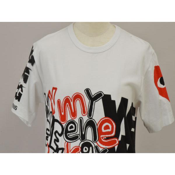 COMME des GARCONS - コムデギャルソン COMME des GARCONS Tシャツ/カットソー ロング丈 半袖 Sサイズ OQ-T003 AD2016 ホワイト レディース j_p F-M13019 COMME des GARCONS コムデギャルソン Tシャツ/カットソー ロング