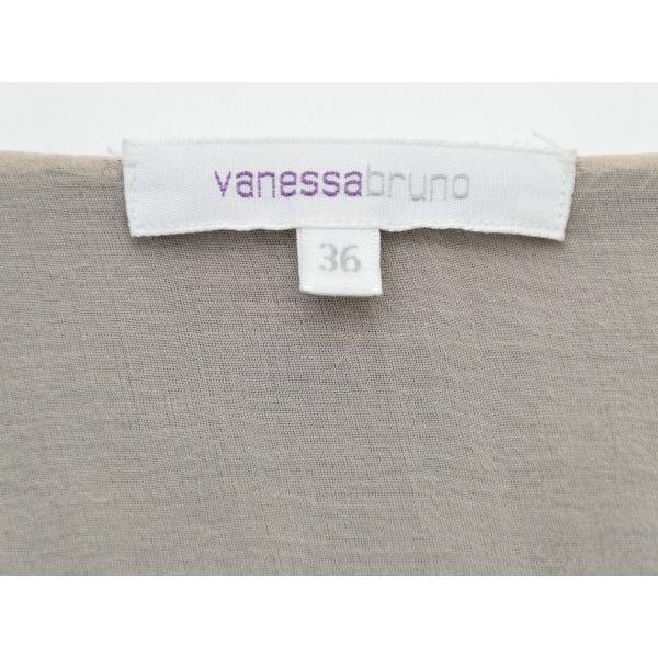 ヴァネッサブリューノブラックワンピース ヴァネッサブリューノ vanessabruno シルク100% ワンピース 36