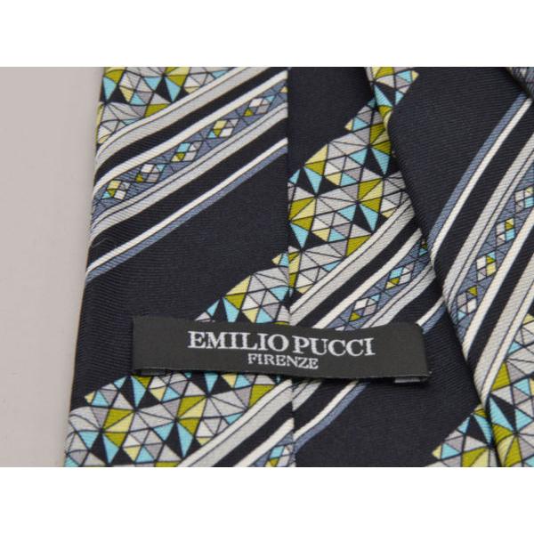 エミリオプッチ EMILIO PUCCI ネクタイ シルク ブラック メンズ e_u F-NK699 EMILIO PUCCI（エミリオプッチ） ネクタイ シルク ブラック メンズ e_u