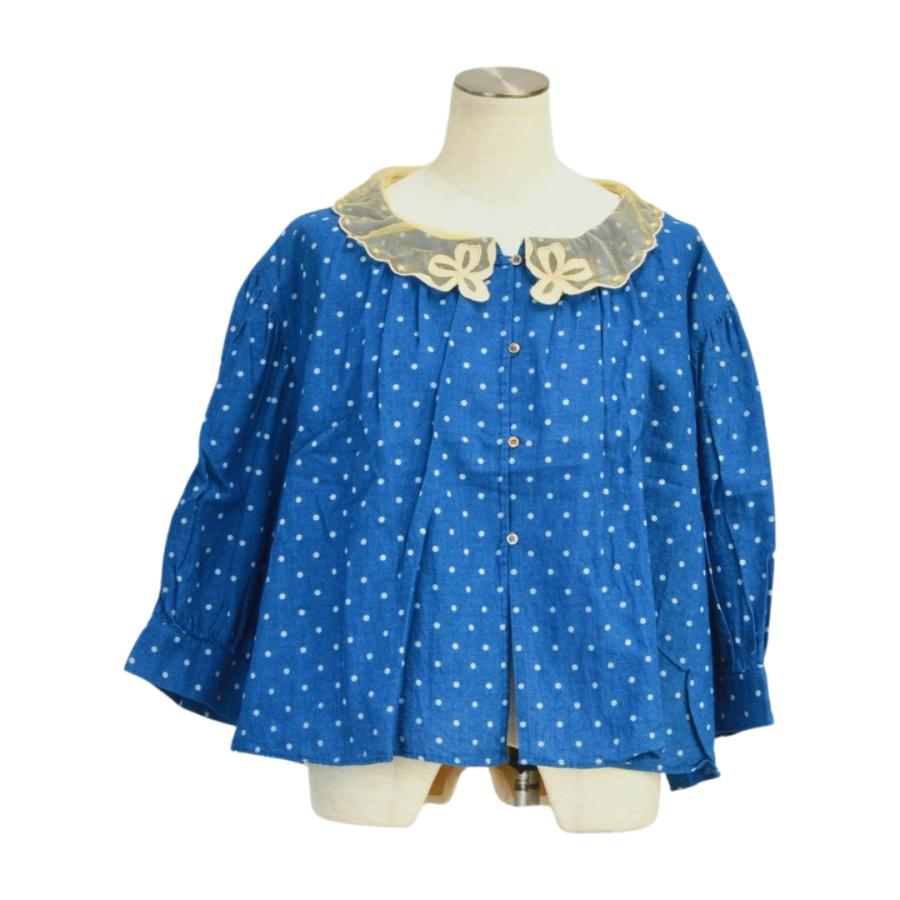 ケイエムディーファーム KMD FARM シャツ/ブラウス 長袖 ドット