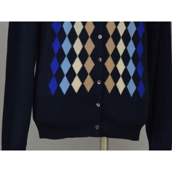 JOHN SMEDLEY ニットカーディガン 紺 Sサイズ JOHN SMEDLEY