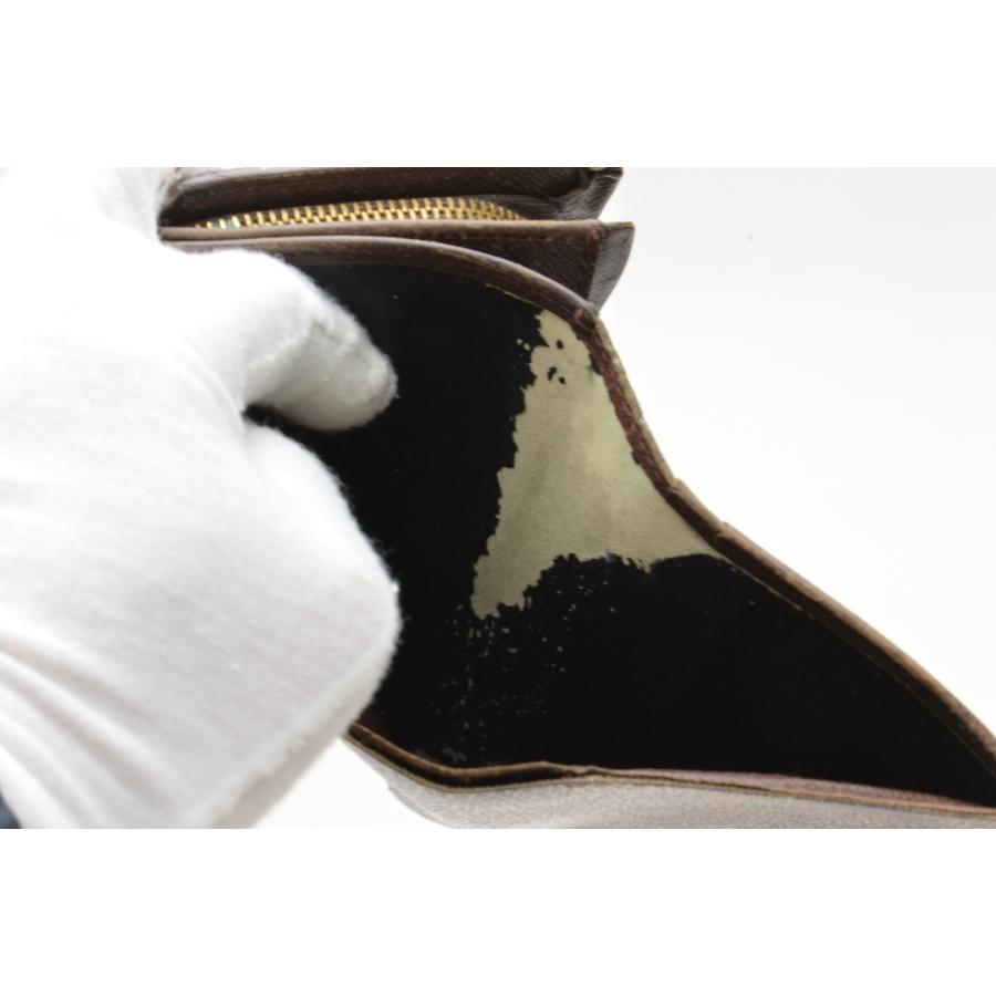 ルイヴィトン ダミエ L字ファスナー 折財布 ポルトモネビエ トレゾール ルイヴィトン LOUIS VUITTON ダミエ ポルト モネ ビエ