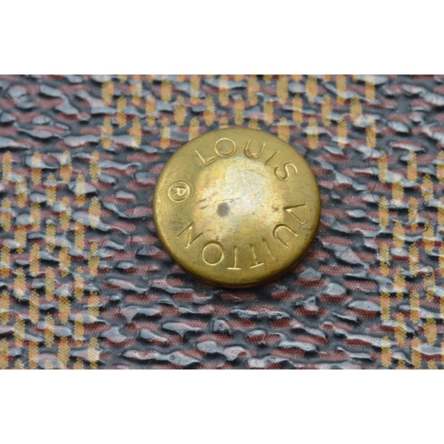 ルイヴィトン ダミエ L字ファスナー 折財布 ポルトモネビエ トレゾール ルイヴィトン LOUIS VUITTON ダミエ ポルト モネ ビエ