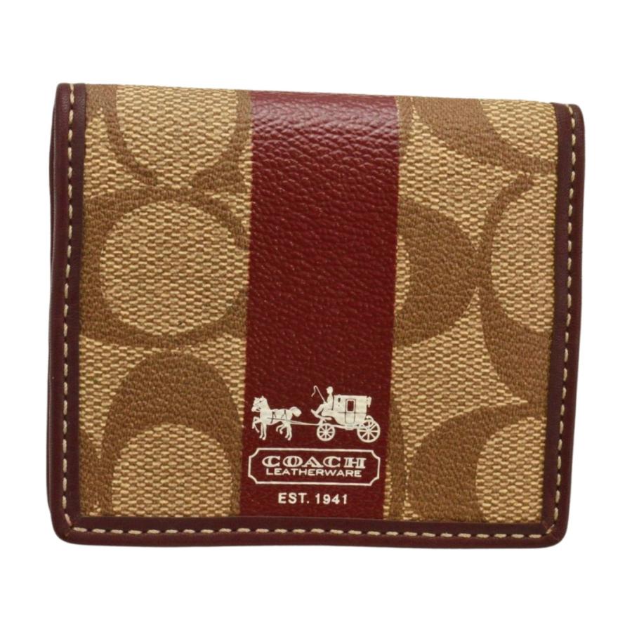 COACH（コーチ） コインケース 財布 小銭入れ シグネチャー ベージュ