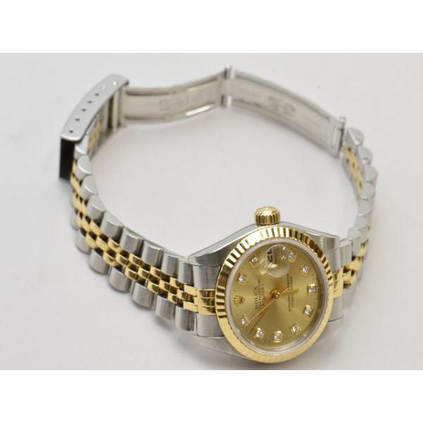 ROLEX ロレックス デイトジャスト 腕時計 10Pダイヤ YG×SSコンビ ROLEX ロレックス デイトジャスト 腕時計 10Pダイヤ YG×SSコンビ