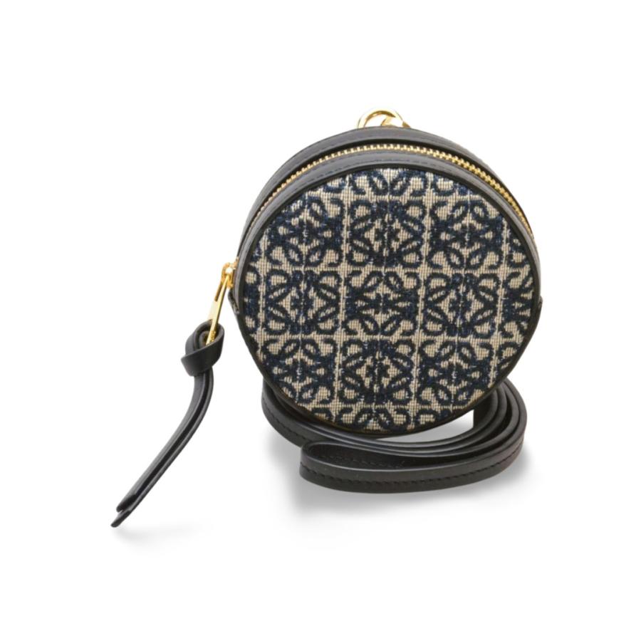 LOEWE ロエベ コインケース アナグラム ジャガード キャンバス レザー  