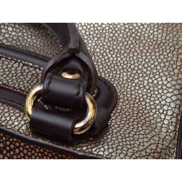 CELINE（セリーヌ） ミニブギーバッグ ハンド/トート レザー ゴールド