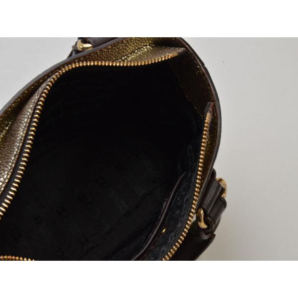 CELINE セリーヌ ミニブギーバッグ ハンド/トート レザー ゴールド  