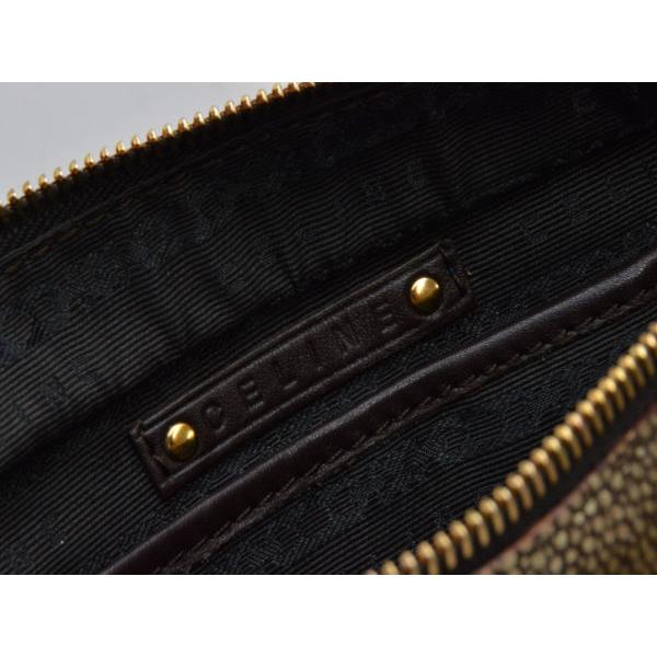 CELINE セリーヌ ミニブギーバッグ ハンド/トート レザー ゴールド  