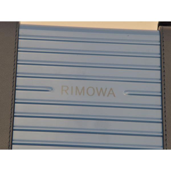 リモワ RIMOWA ポリカーポネイト パーソナル 2WAY クラッチバッグ/ショルダー ブルー シルバー金具 メンズ e_u F-YA538｜ys-trivandrumshop｜07