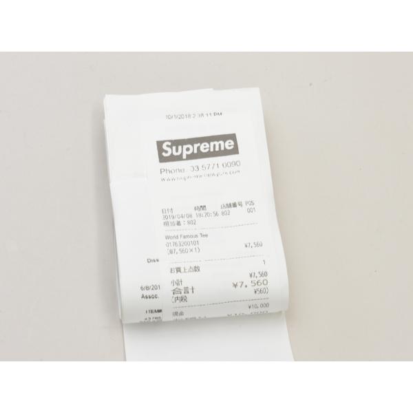 Supreme シュプリーム×MM6 メゾン マルジェラ 財布 レシート Supreme シュプリーム×MM6 メゾン マルジェラ 財布 レシート