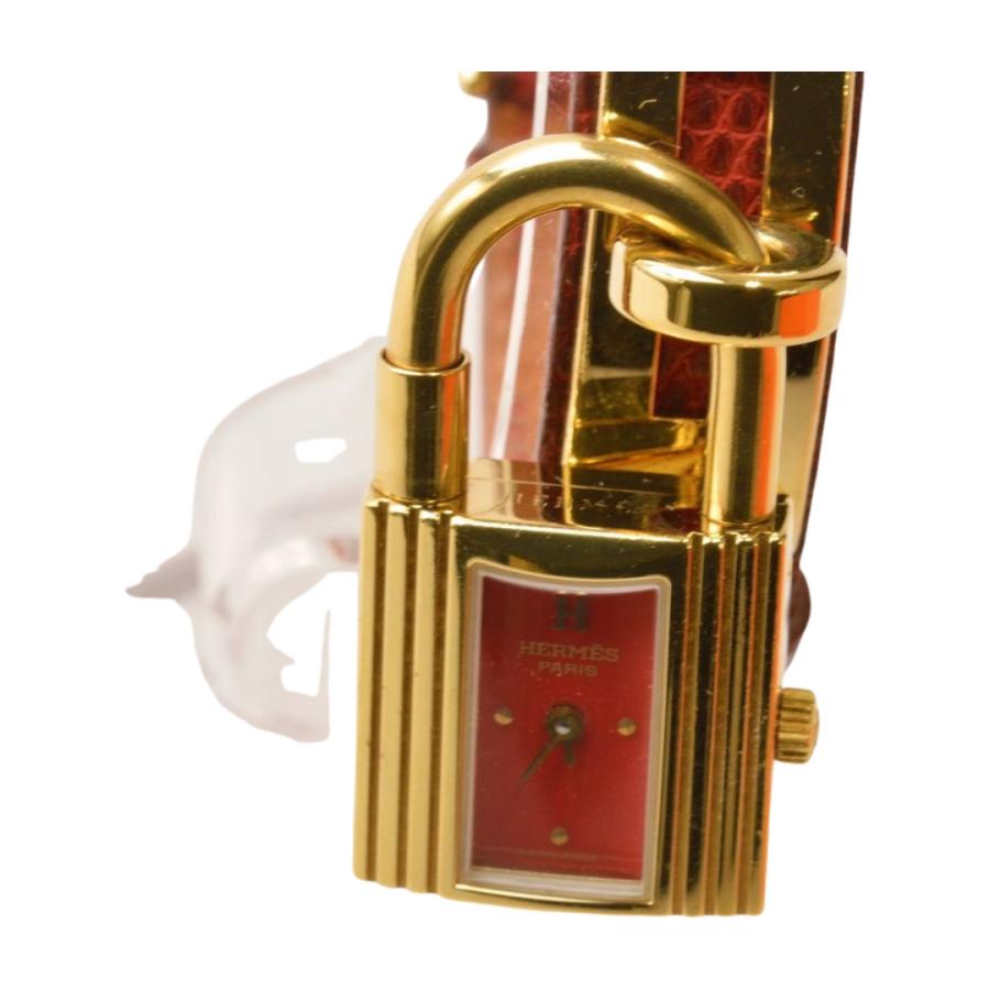 HERMES エルメス ケリー腕時計 赤 HERMES エルメス ケリーウォッチ ヴィンテージ レディース