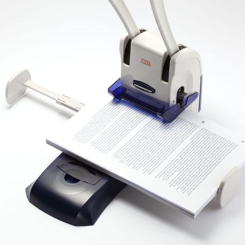 マックス パンチ 軽開け強力パンチ 2穴 ホワイト DP-200 DP パンチ 軽開け強力パンチ 2穴 ホワイト