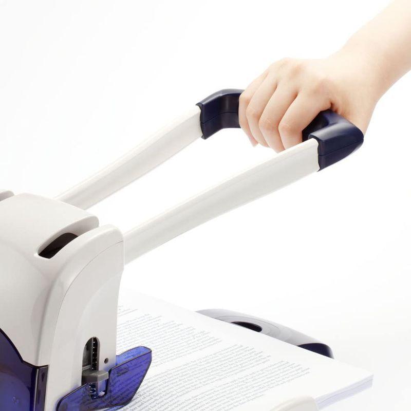 マックス パンチ 軽開け強力パンチ 2穴 ホワイト DP-200 DP パンチ 軽開け強力パンチ 2穴 ホワイト