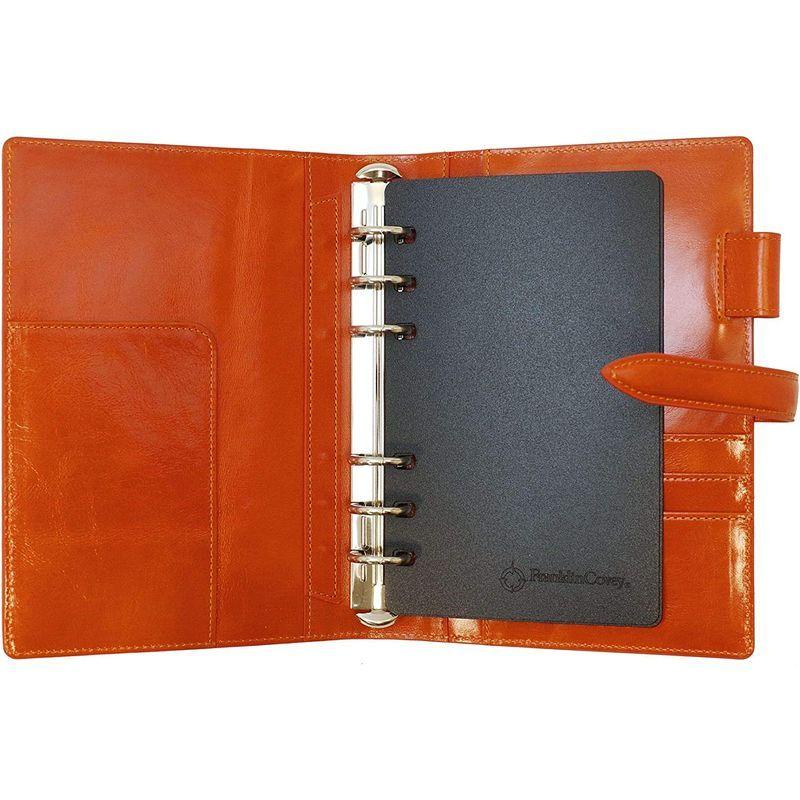 フランクリン・プランナー ラストラスレザー・バインダー ベルト有 コンパクトサイズ 20mm オレンジブラウン 64616 ベルト有 プランナー ラストラスレザー バインダー コンパクトサイズ 20mm オレンジブラウン サイズ