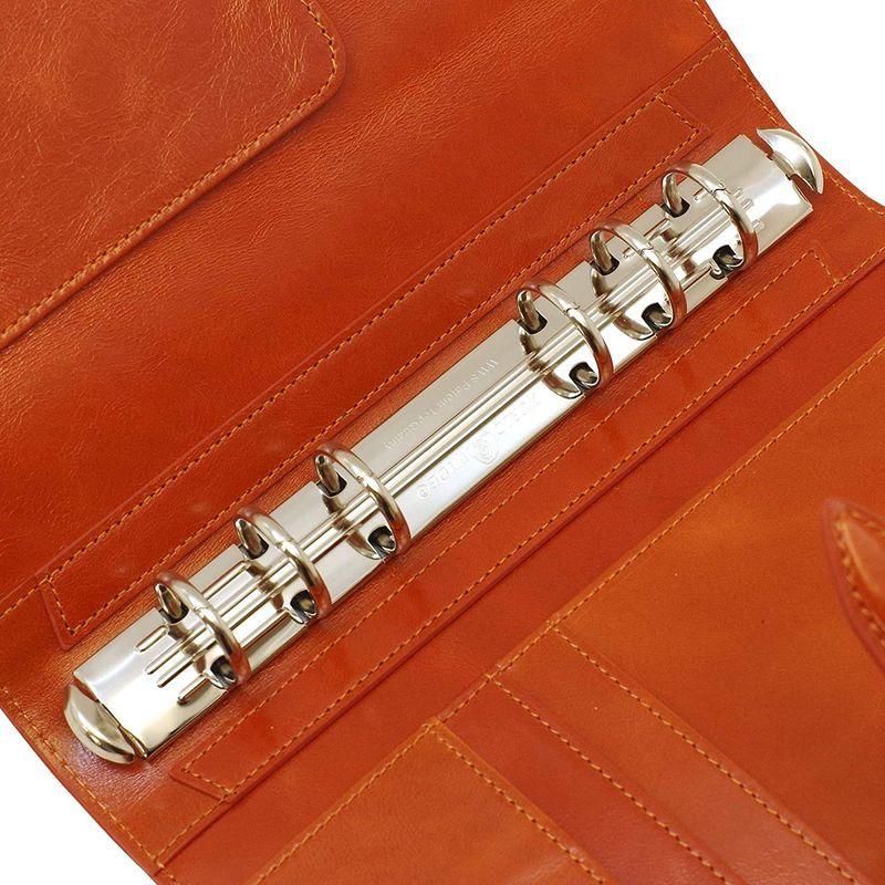 フランクリン・プランナー ラストラスレザー・バインダー ベルト有 コンパクトサイズ 20mm オレンジブラウン 64616 ベルト有 プランナー ラストラスレザー バインダー コンパクトサイズ 20mm オレンジブラウン サイズ