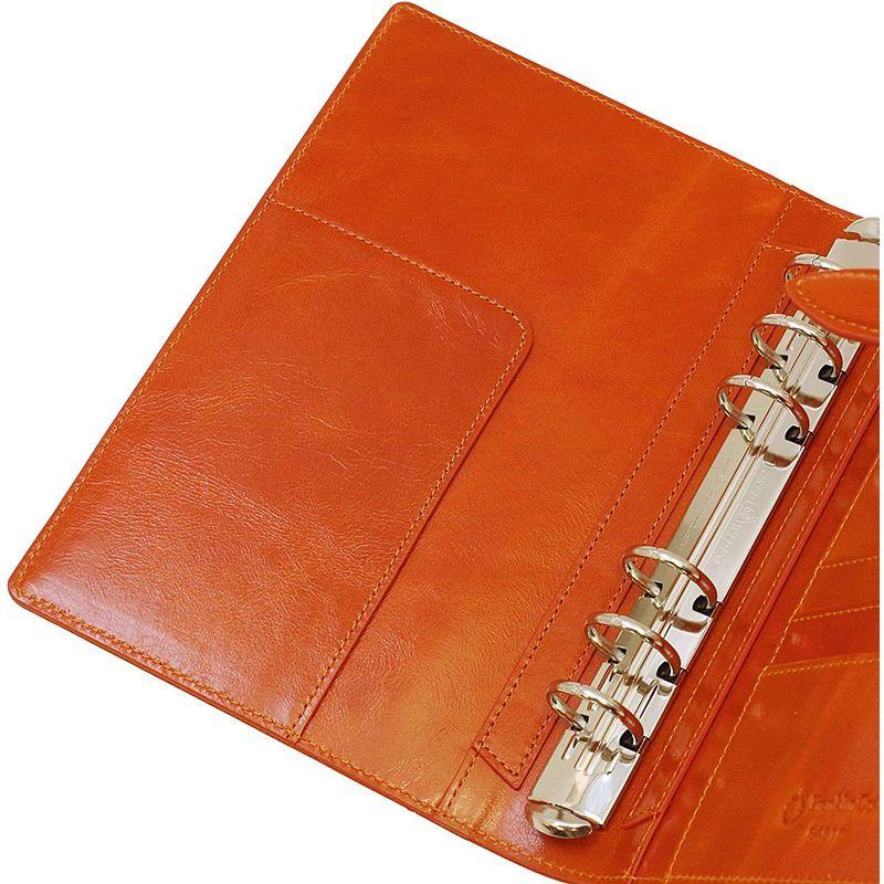 フランクリン・プランナー ラストラスレザー・バインダー ベルト有 コンパクトサイズ 20mm オレンジブラウン 64616 ベルト有 プランナー ラストラスレザー バインダー コンパクトサイズ 20mm オレンジブラウン サイズ