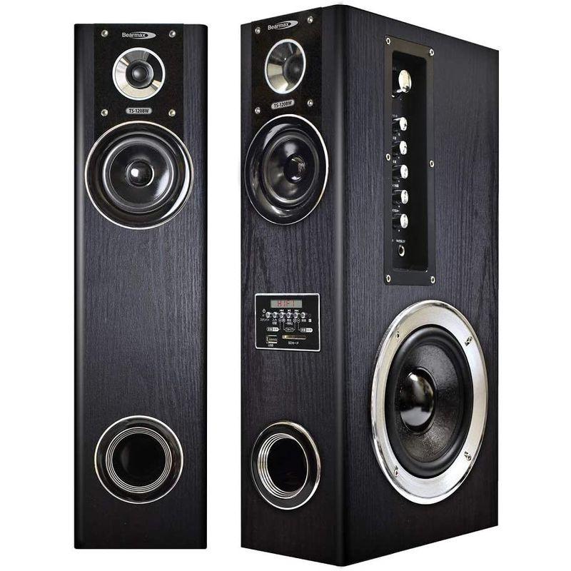 クマザキエイム アンプ内蔵タワースピーカー VABEL（ヴァベル） TS-120BW 最大120W出力 VABEL ヴァベル アンプ内蔵タワースピーカー TS 120BW 最大120W出力