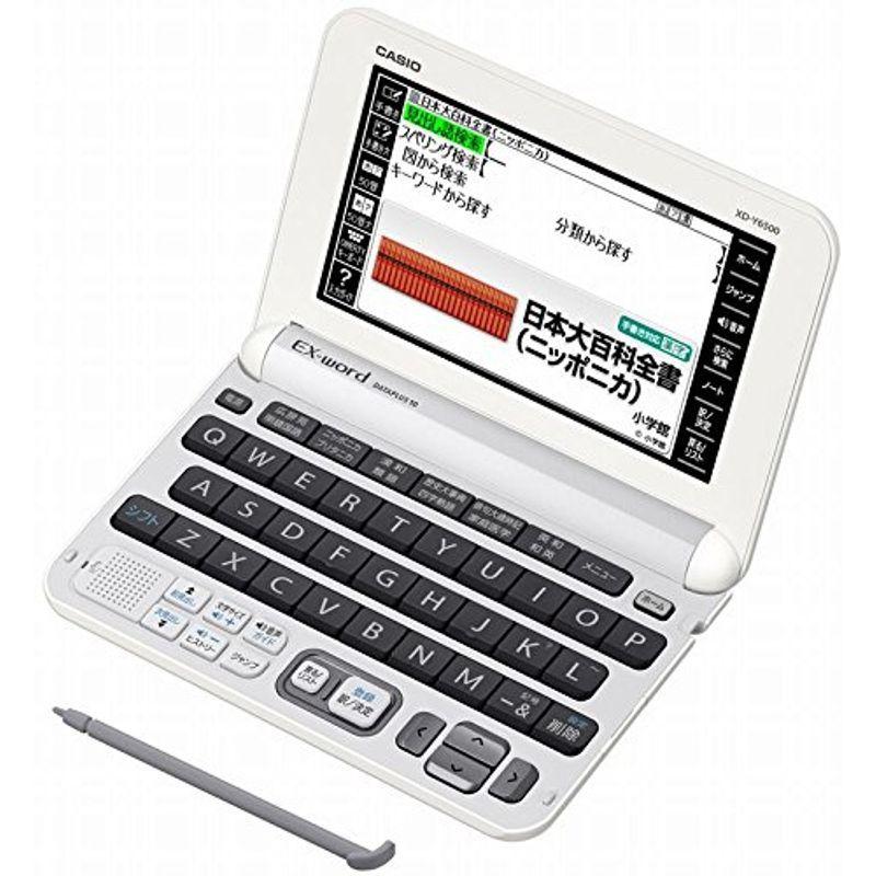 カシオ　電子辞書　エクスワード　XD-Y6500WE　ホワイト　生活・教養モデル　コンテンツ140