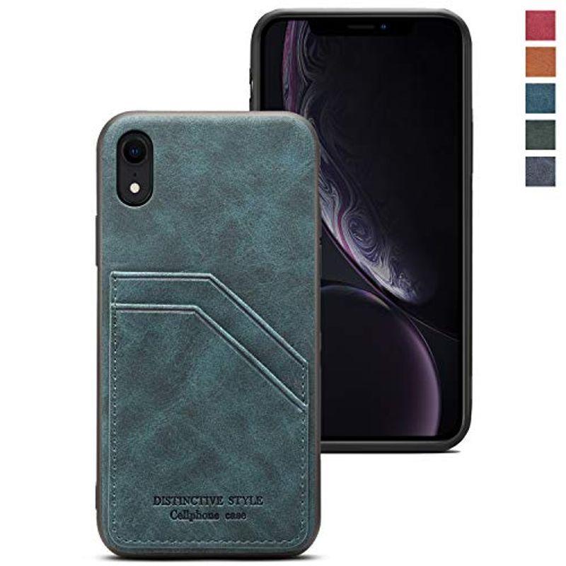 Iphone Xr 6 1インチ ケース 背面 カード2枚収納 ストラップホール付き Puレザー ソフトtpuケース 耐衝撃 軽量 保護カバ us Y S Twice 通販 Yahoo ショッピング