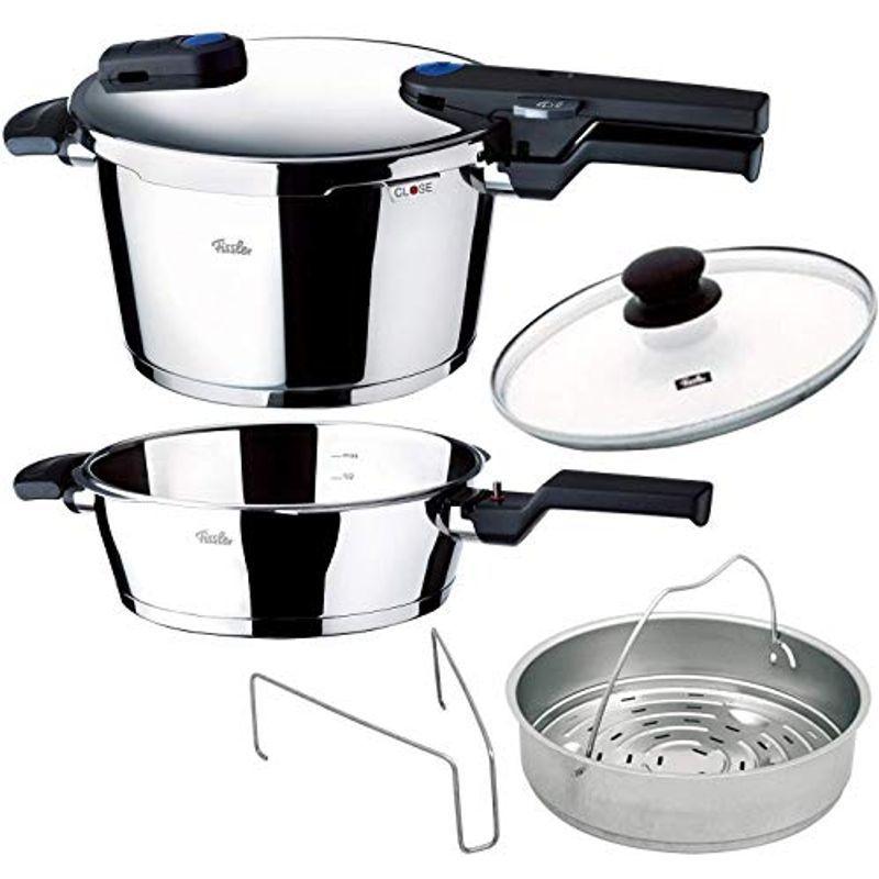 フィスラー(Fissler) 圧力鍋 ビタクイック プラススキレット付き 4.5L