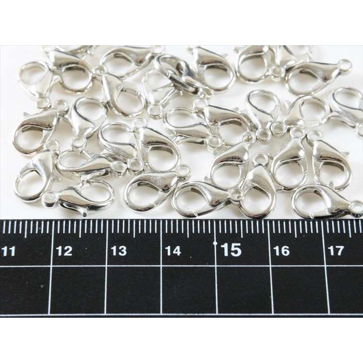 カニカン シルバー 14×8mm 約30個 留め具 フック ナスカン