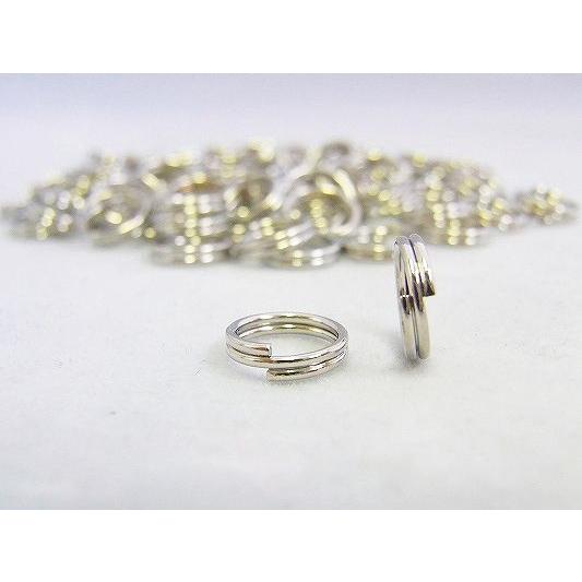 一点もの】K10YGを贅沢に使用！粒々シンプルな2mmシルバーリング約8号