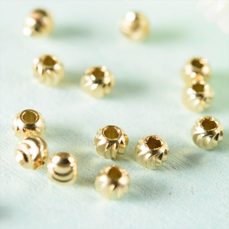 国内本金メッキ製メタルビーズ デザインカット 約3mm 約25個 ゴールド 金属ビーズ ヒキモノ メタルパーツ Ap0064 紗や工房 Yahoo 店 通販 Yahoo ショッピング