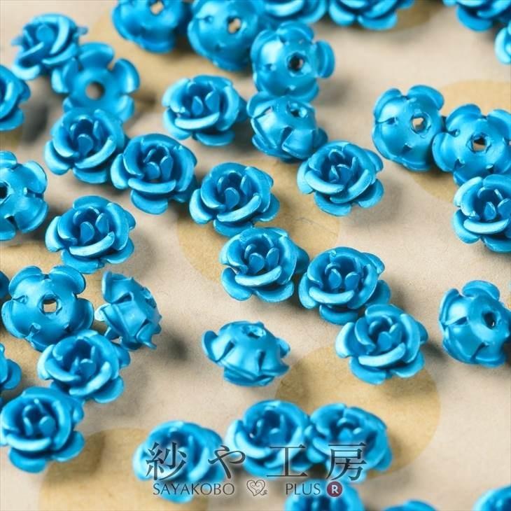 高品質アルミバラ メタルカラー(径約6mm)約50個 シアンブルー 通し穴付き 1穴 花 ばら 手芸材料 デコ ネイル :ap003782:紗や工房 Yahoo!店 - 通販 - Yahoo!ショッピング 高品質アルミバラ メタルカラー(径約6mm)約50個 シアンブルー 通し穴付き 1穴 花 ばら 手芸材料 デコ ネイル :ap003782:紗や工房 Yahoo!店 - 通販 - Yahoo!ショッピング