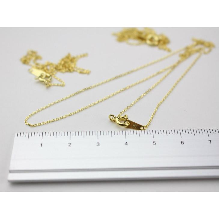シルバー925刻印入り アズキチェーンネックレス金具 約45cm 3個 