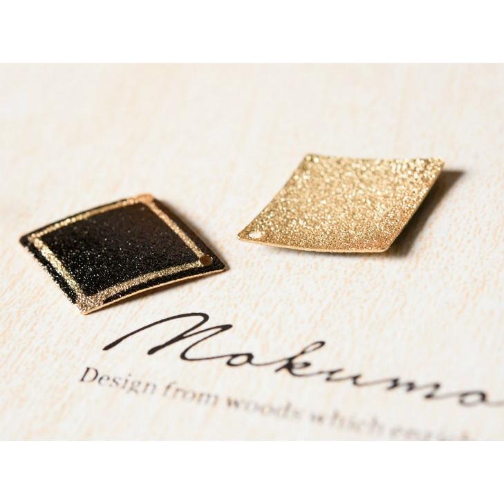 チャーム プレート パーツ ひし形プレート 小 約29mmx22mm 枠柄 2個 1