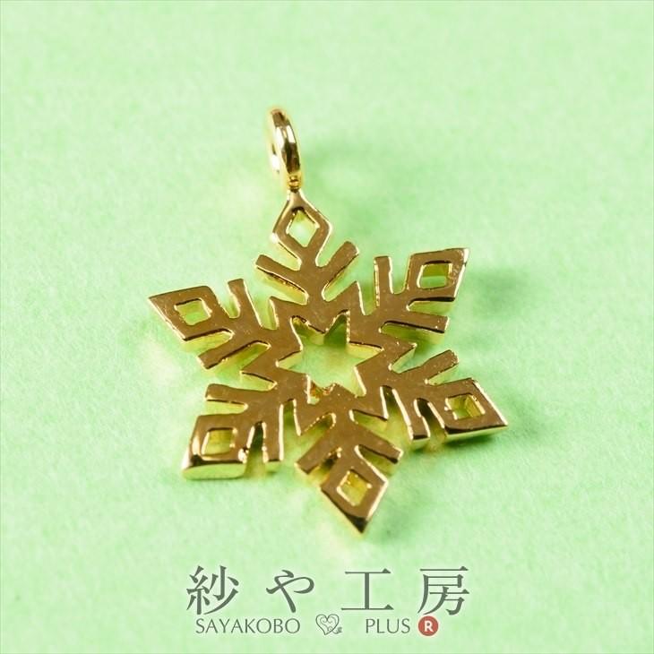 紗や工房 チャーム 雪の結晶 シダ状六花 金 約16mmx11mm 1個 Ap 紗や工房 Yahoo 店 通販 Yahoo ショッピング