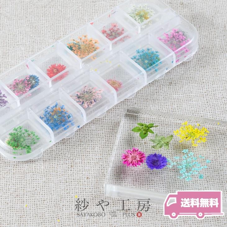 ドライフラワー 封入パーツ レースフラワーとリーフ ジェルネイル 花 レジンパーツ Ap 紗や工房 Yahoo 店 通販 Yahoo ショッピング