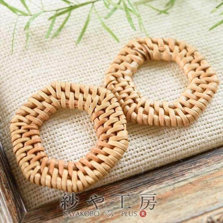 ラタンパーツ チャーム ヘキサゴン 39 45mm ブラウン 2個 1ペア 自然素材 ラタン素材 ラタン 3 9 4 5cm Ap0066 紗や工房 Yahoo 店 通販 Yahoo ショッピング