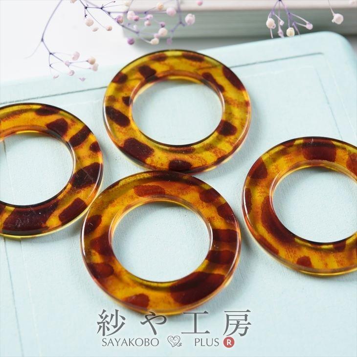 チャーム ラウンドパーツ べっ甲 34 3mm 4個 アクリル素材 アクセサリー 約3 4cm Ap 紗や工房 Yahoo 店 通販 Yahoo ショッピング