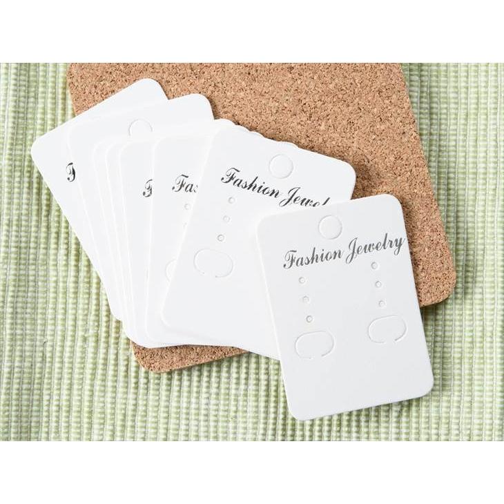 台紙 シンプル台紙 ホワイト 55mm 10枚 アクセサリー台紙 ラッピング