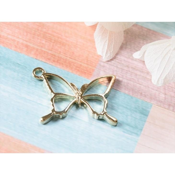 空枠 蝶々 大 ゴールド 28 5mm 1個 バタフライ 蝶 ちょう フレーム レジン 枠 約2 9cm パーツ Ap0091 紗や工房 Yahoo 店 通販 Yahoo ショッピング