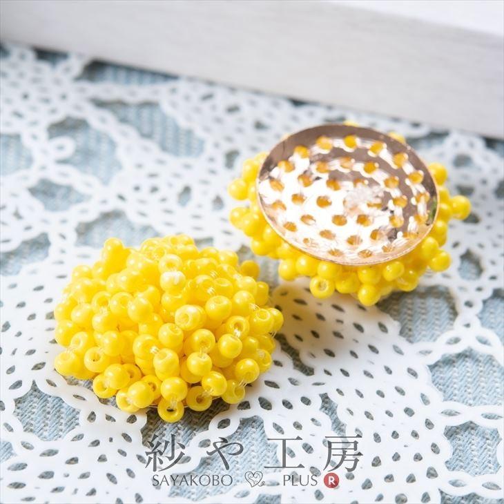 8月は毎日発送 ビーズフラワー 丸小ビーズ イエロー 18mm 2個 2ヶ 花編み ビーズ モチーフ フラワー お花 ストラップ ネックレス 手作り 約1 8cm Ap 紗や工房 Yahoo 店 通販 Yahoo ショッピング